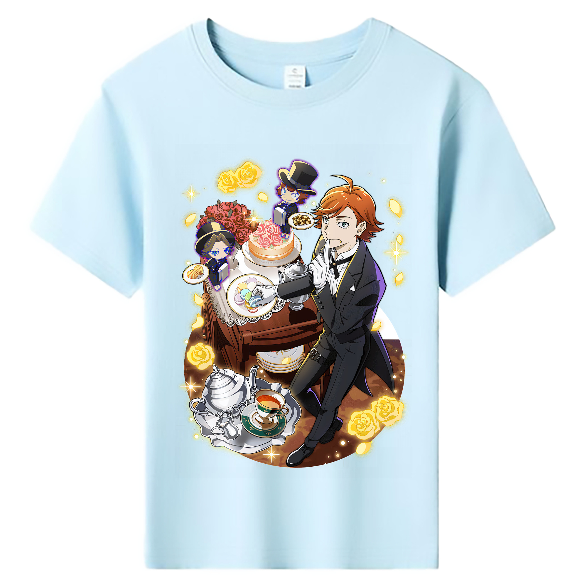 （画像用） 文豪ストレイドッグス Bungo Stray Dogs 綿100％キッズTシャツ（フロントプリント）